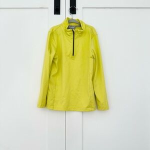 Kids Killtec Lime Green Quarter-Zip Pullover size small (6/7)